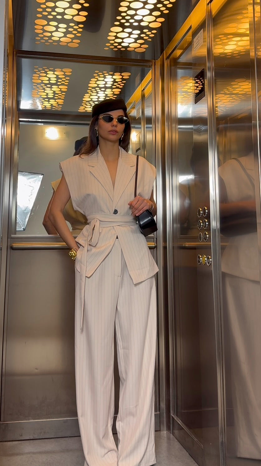 Completo giacca smanicata + Pantaloni