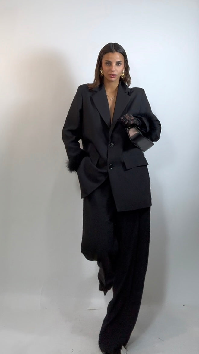 Tailleur Piume Nero
