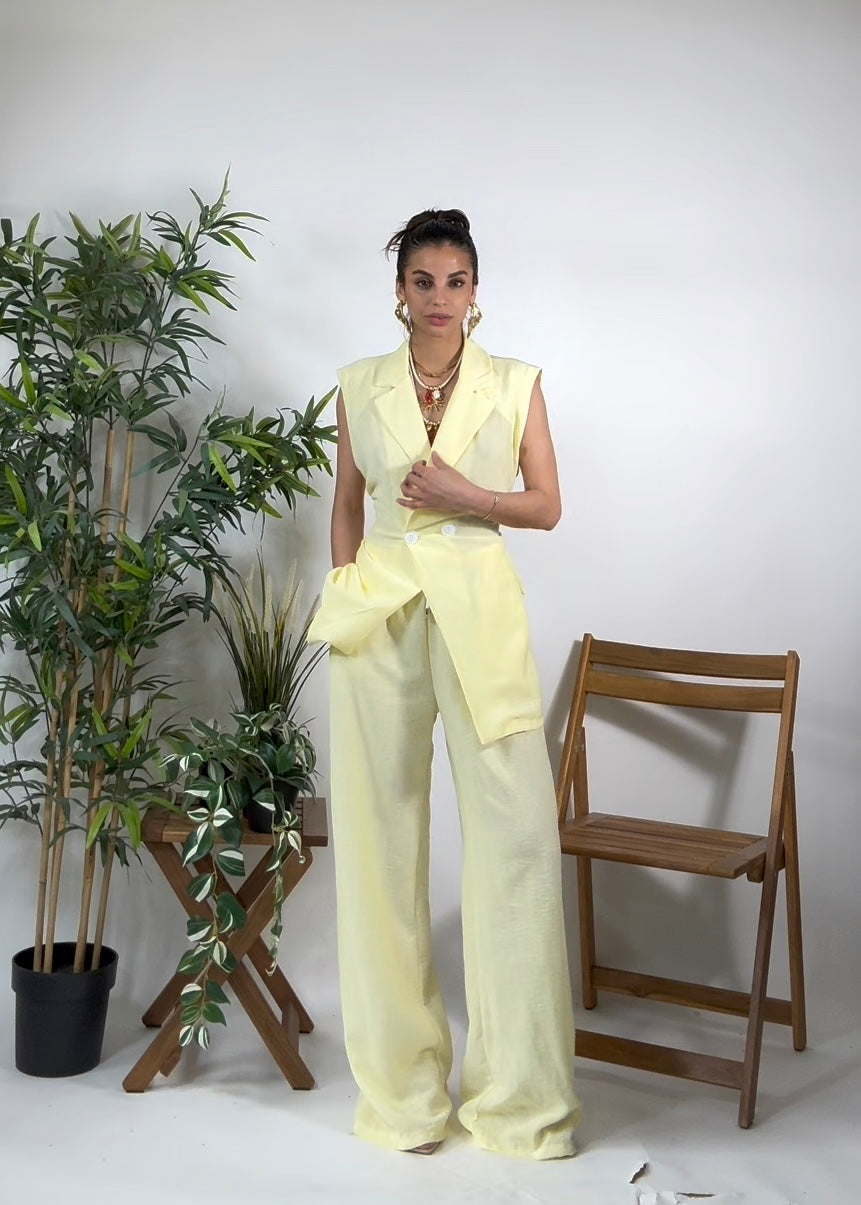 Tailleur Aries Giallo