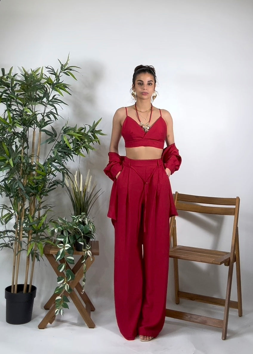 Set 3 pezzi Rojo