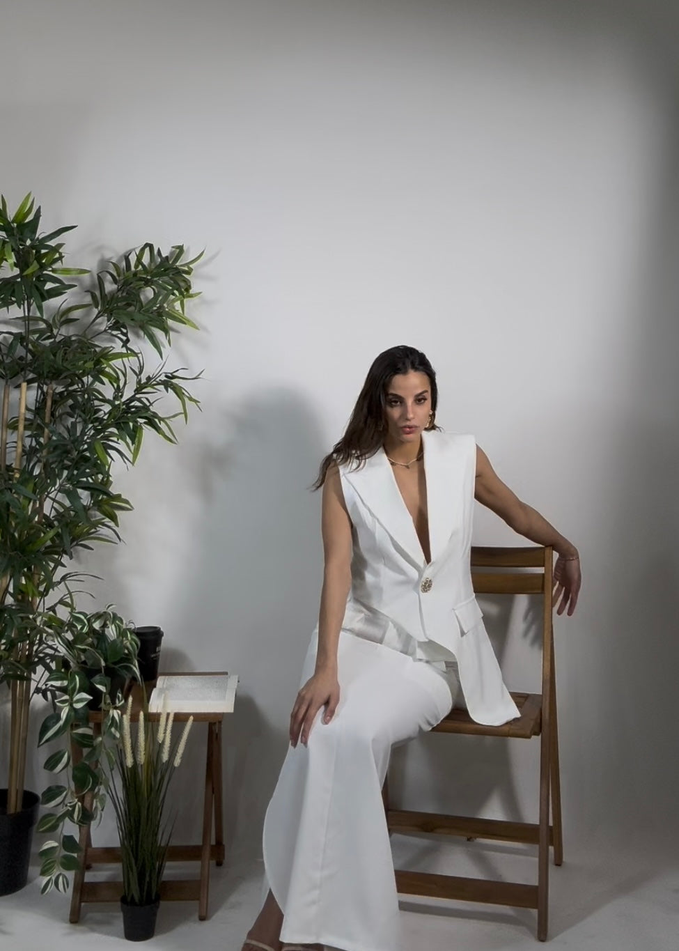 Tailleur Gonna Bianco
