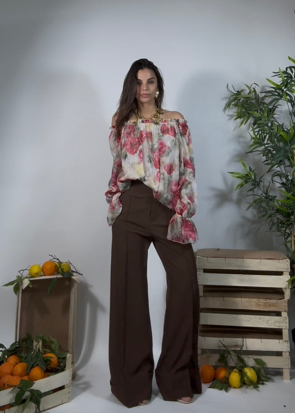 Camicia Love & Flower
