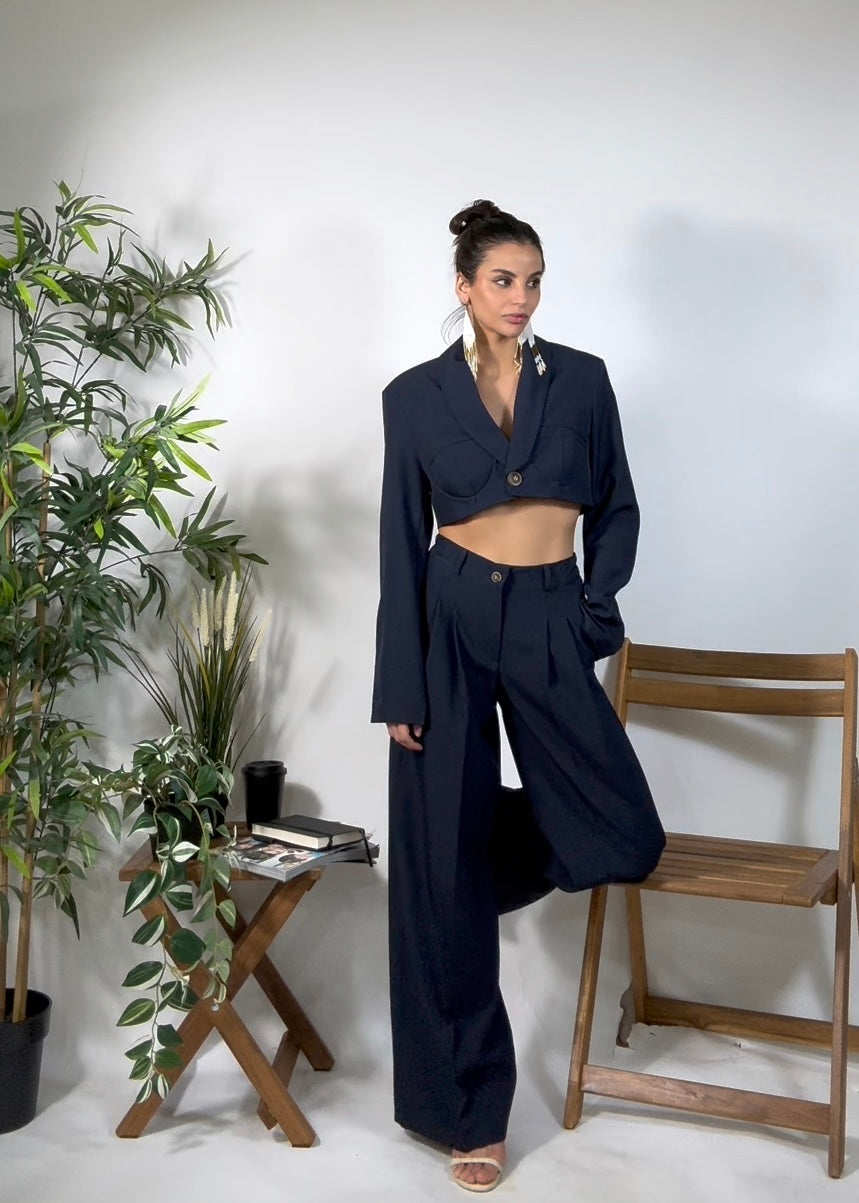 Tailleur Frame Blu