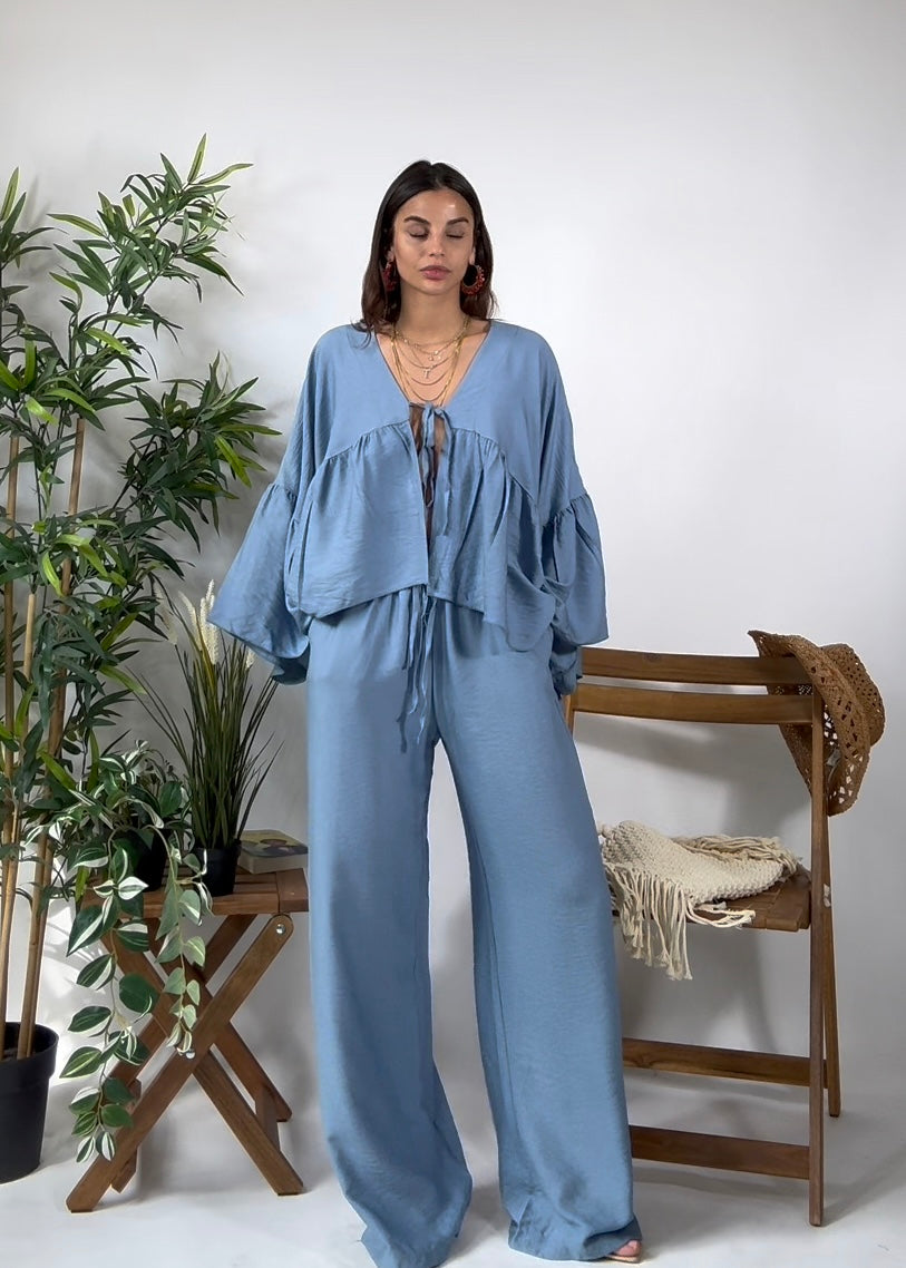 Set Amour azzurro polvere