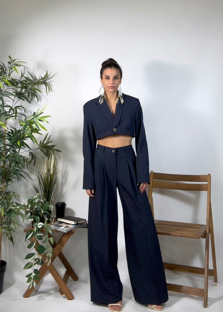 Tailleur Frame Blu