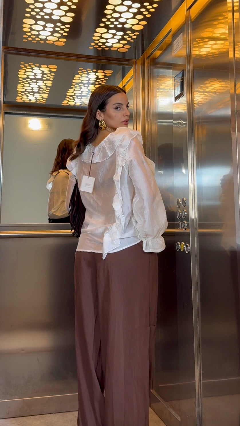 Blusa Romantic Bianco