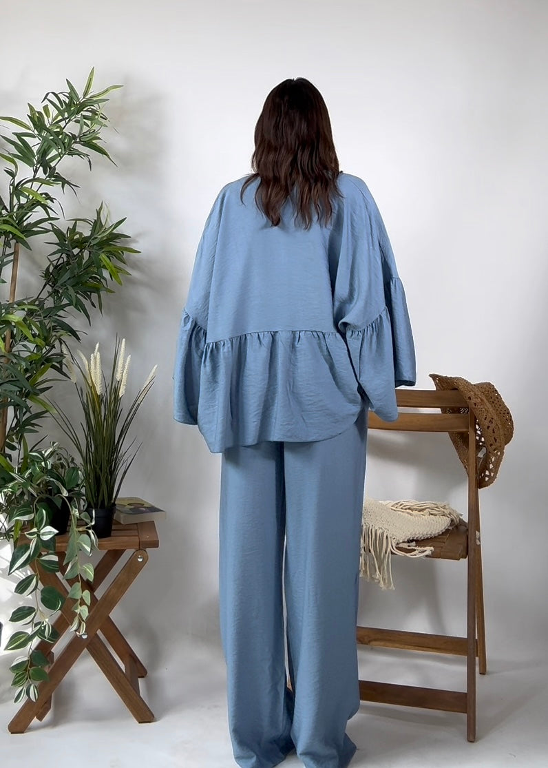 Set Amour azzurro polvere