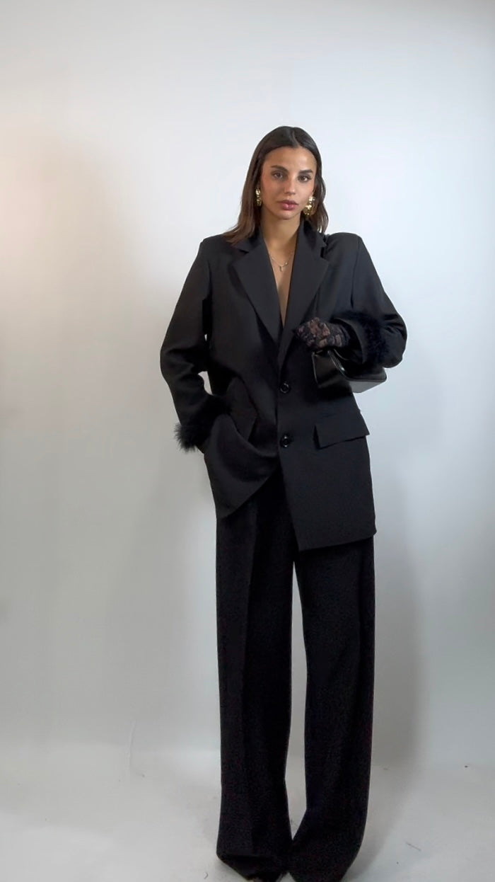 Tailleur Piume Nero