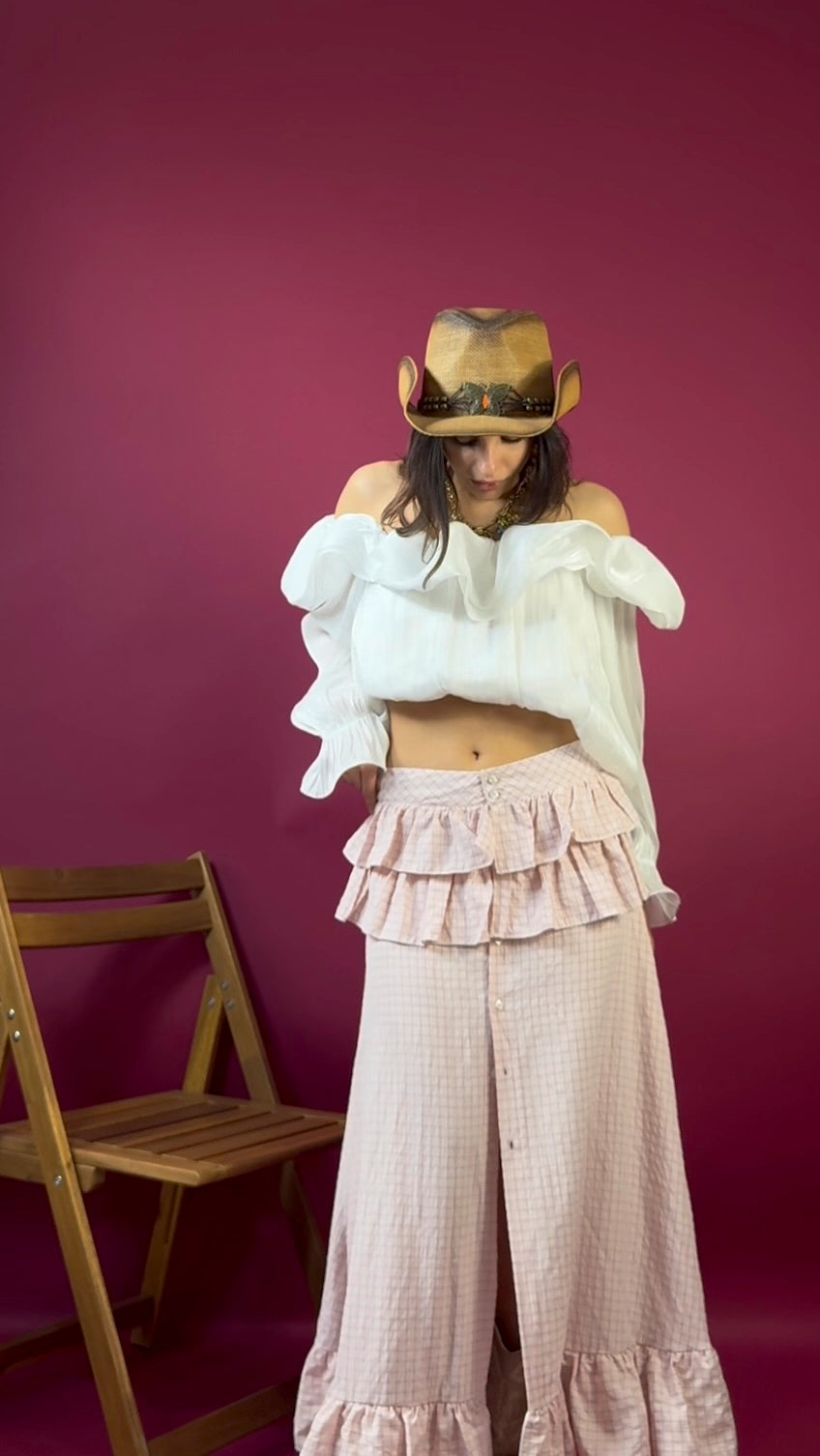 Gonna rosa Boho Chic by Lumina