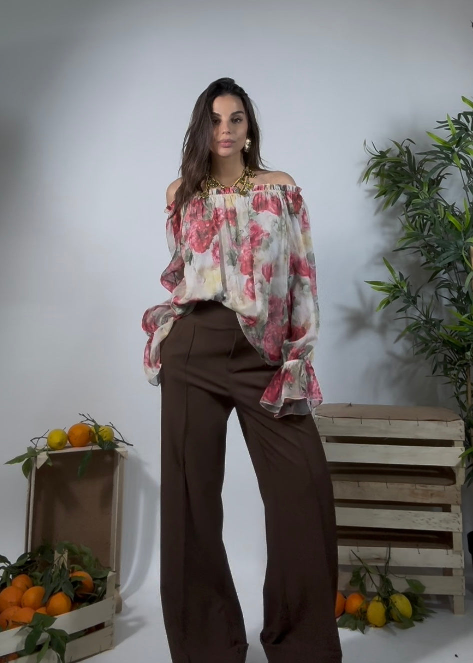 Camicia Love & Flower