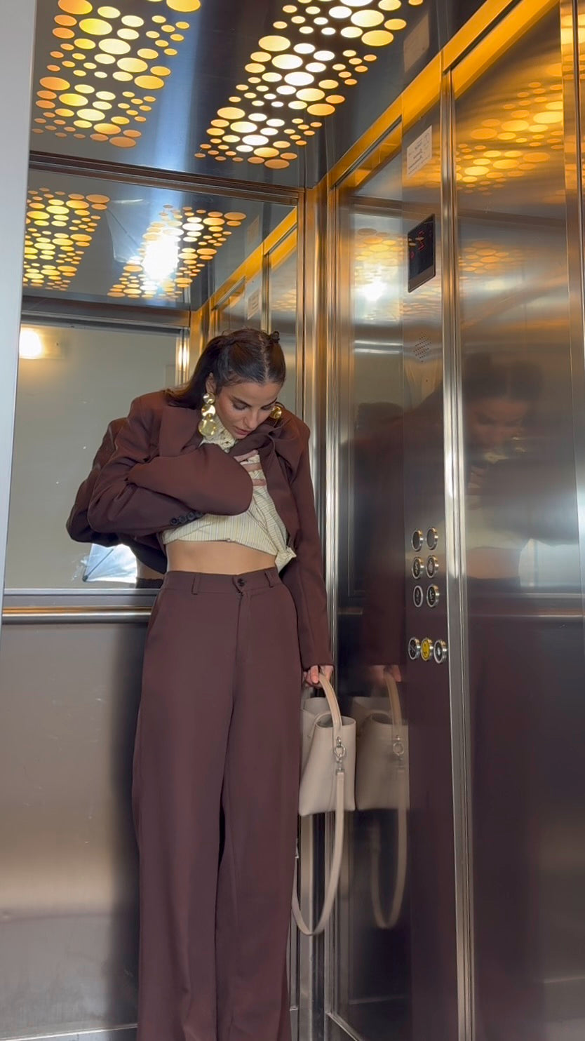 Tailleur Magazine Choco