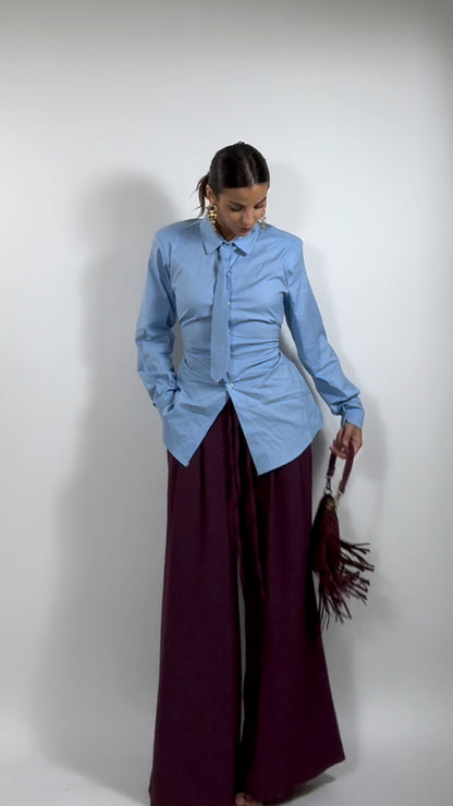 Pantaloni Laccio Burgundy