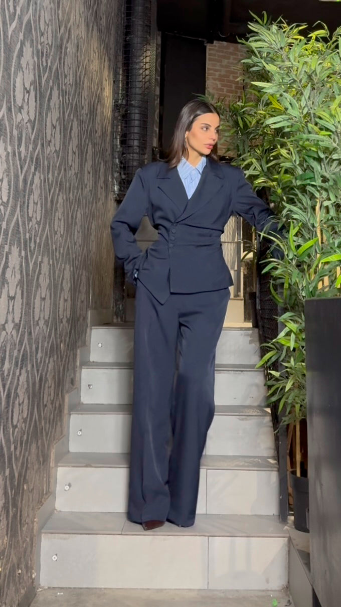 Tailleur Haute Couture Blu