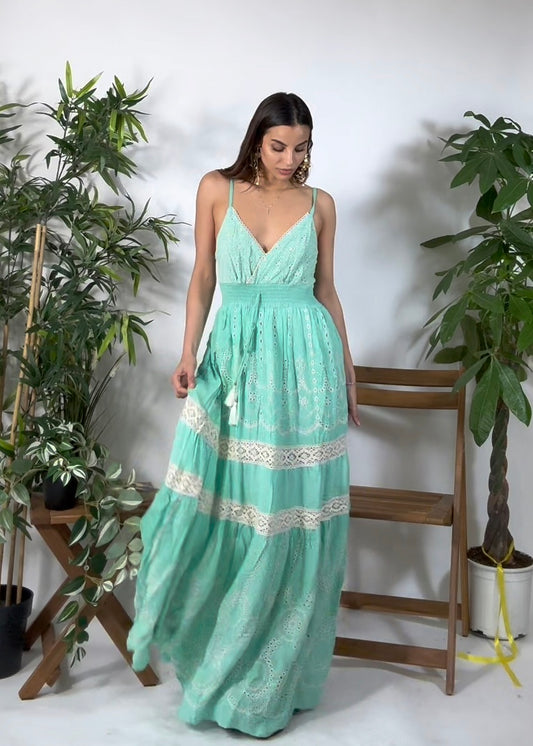 Vestito Esmeralda Verde Acqua