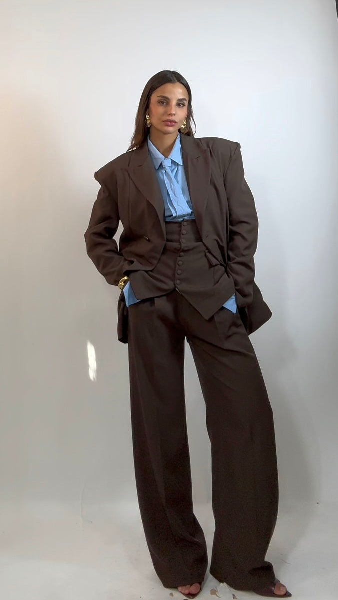 Tailleur Iconic  Choco
