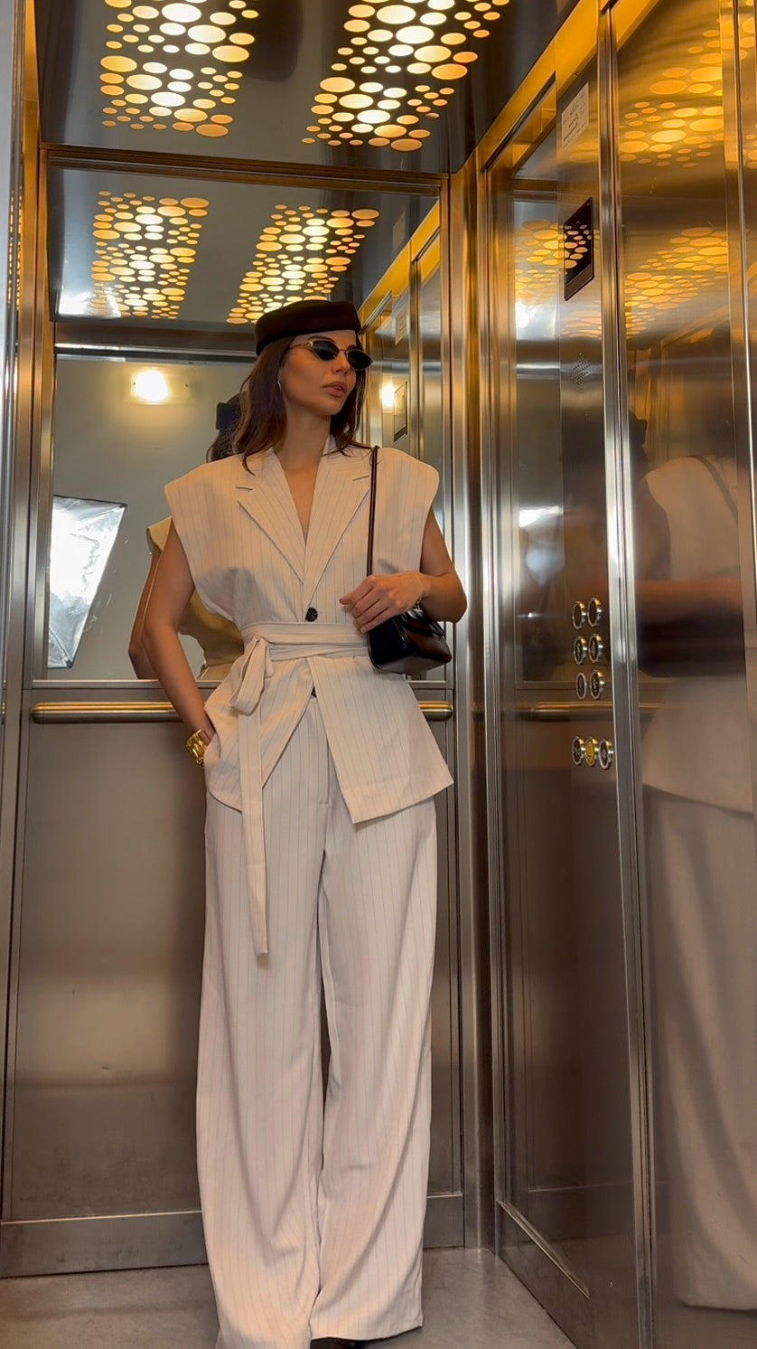 Completo giacca smanicata + Pantaloni