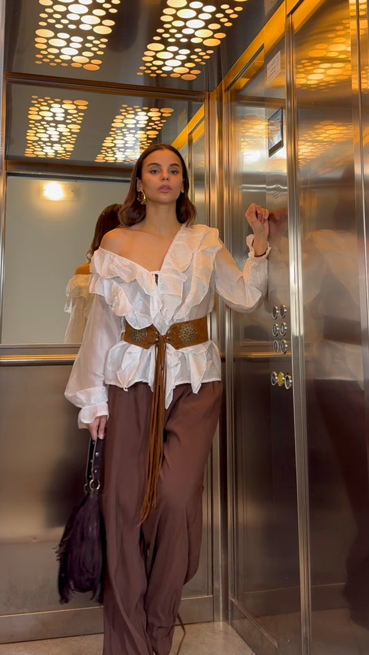 Blusa Romantic Bianco