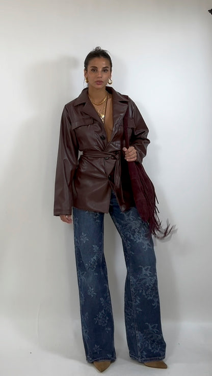 Jacket Look Brown