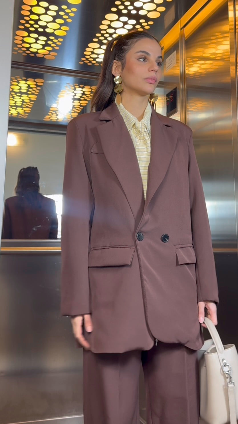 Tailleur Magazine Choco