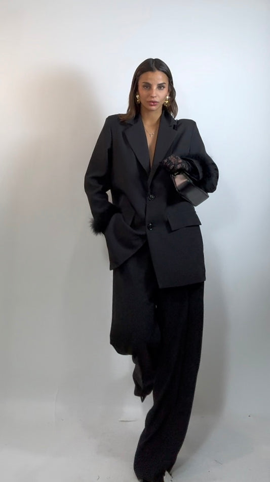 Tailleur Piume Nero