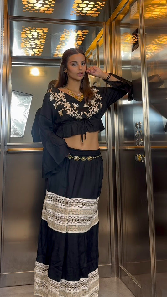 Completo top + Gonna