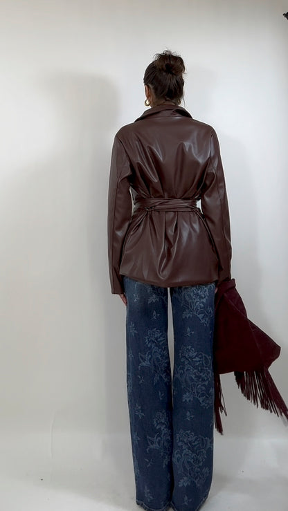 Jacket Look Brown