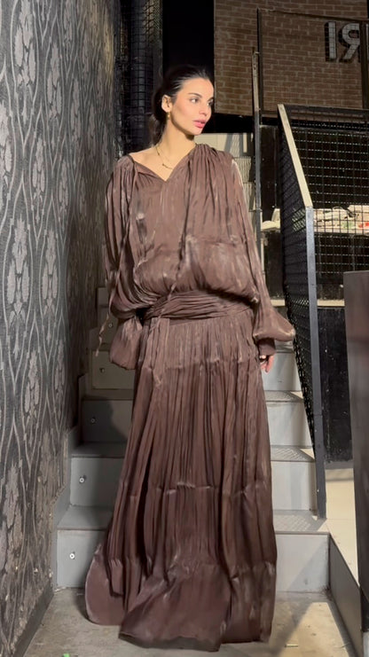 Abito Poet Core cioccolato