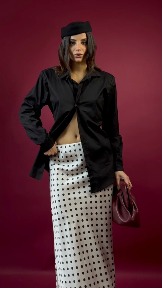 Camicia Nera Spalline