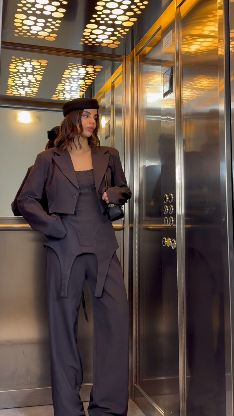 Tailleur Mood Mugler Choco