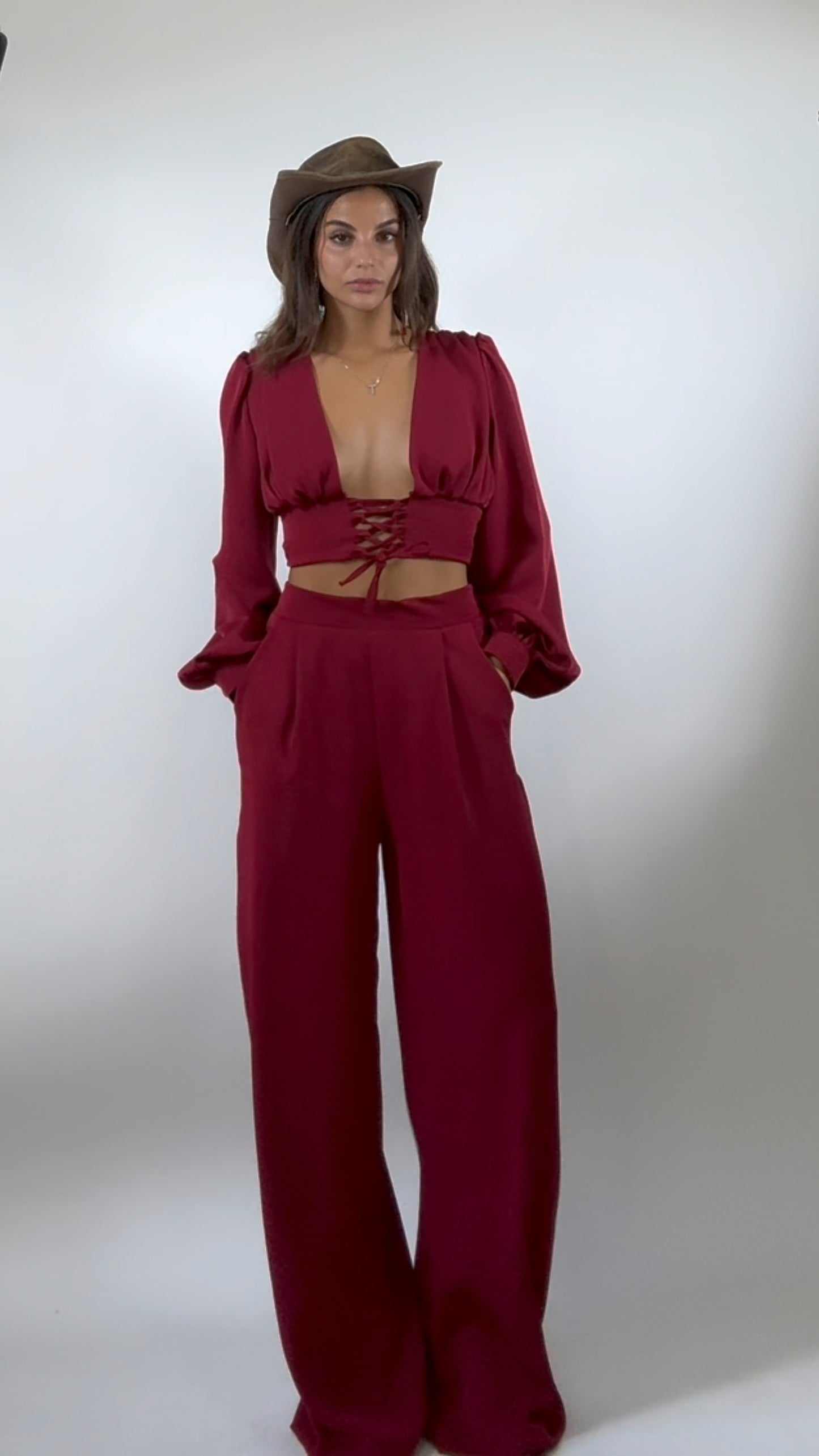Set Incorcio Rosso Scuro