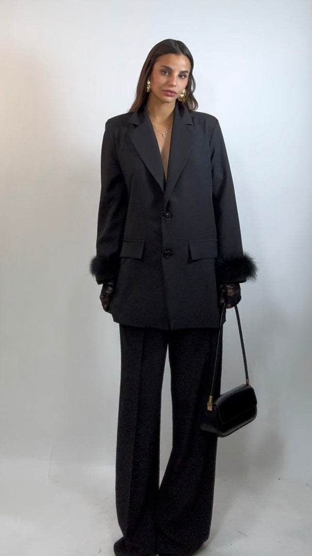 Tailleur Piume Nero