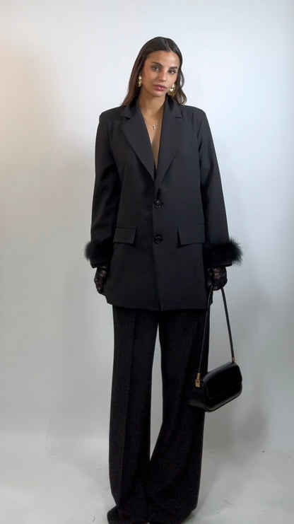 Tailleur Piume Nero