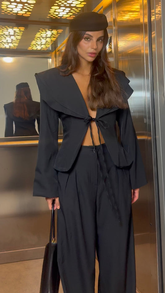 Tailleur Giacca Different + Pantaloni Nero