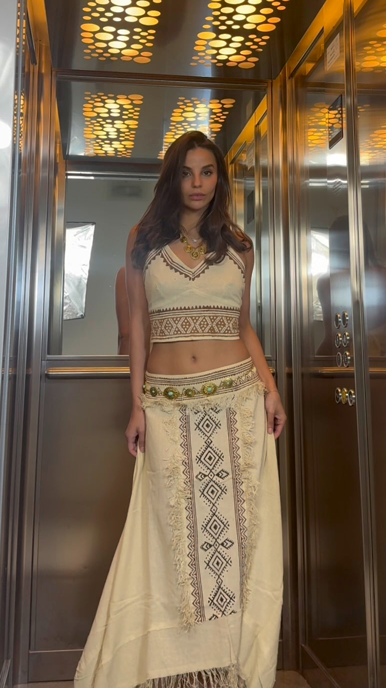 Completo Africa Top + Gonna 3