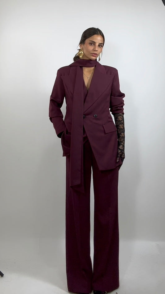 Tailleur Night In Paris Burgundy
