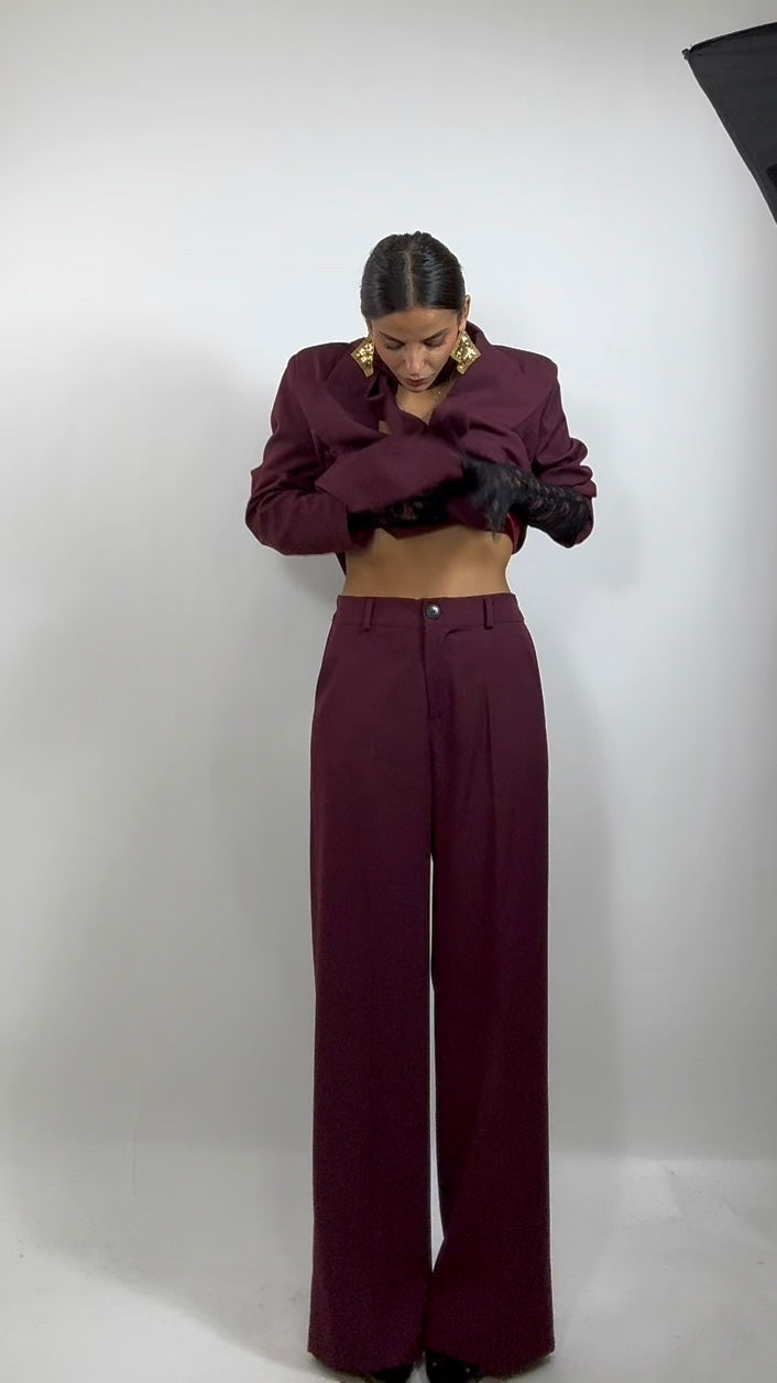 Tailleur Night In Paris Burgundy