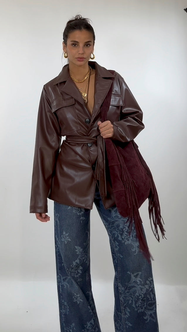 Jacket Look Brown