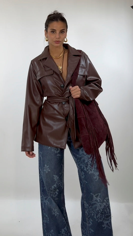 Jacket Look Brown