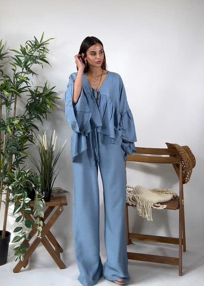 Set Amour azzurro polvere
