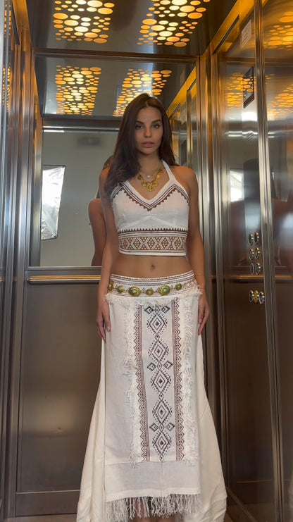 Completo Africa Top + Gonna