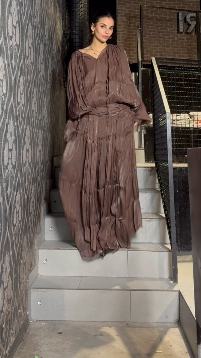 Abito Poet Core cioccolato