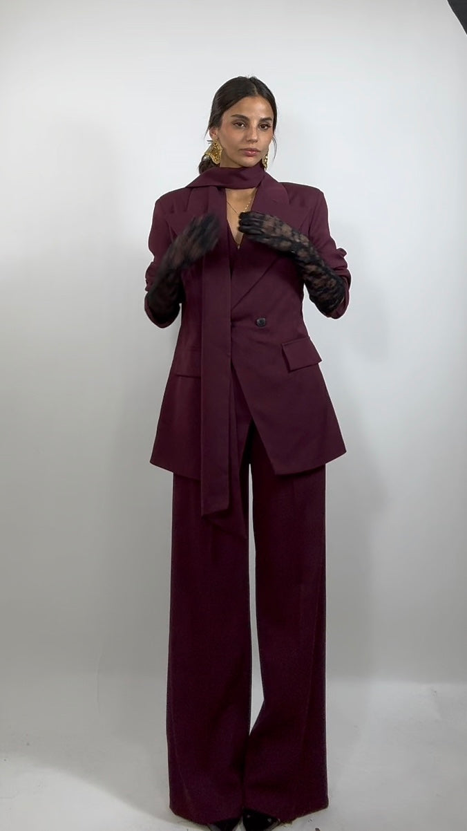 Tailleur Night In Paris Burgundy