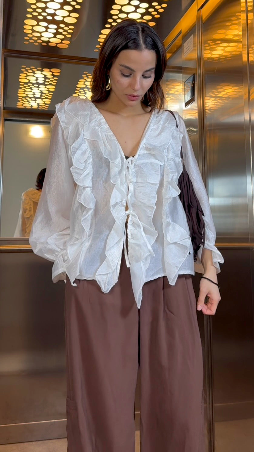 Blusa Romantic Bianco