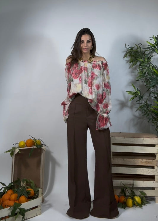 Camicia Love & Flower
