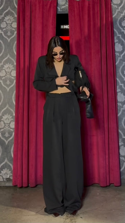 Tailleur Intreccio Nero