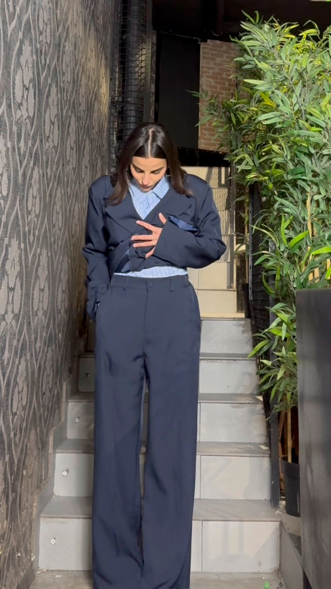 Tailleur Haute Couture Blu