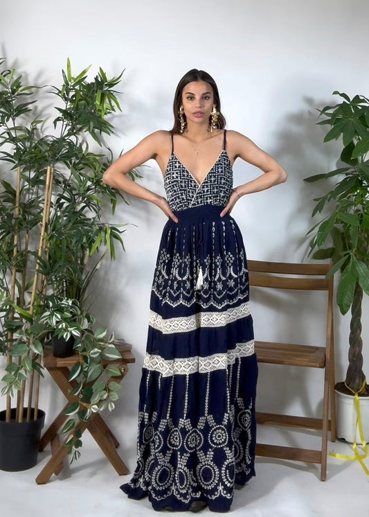Vestito Esmeralda Blu