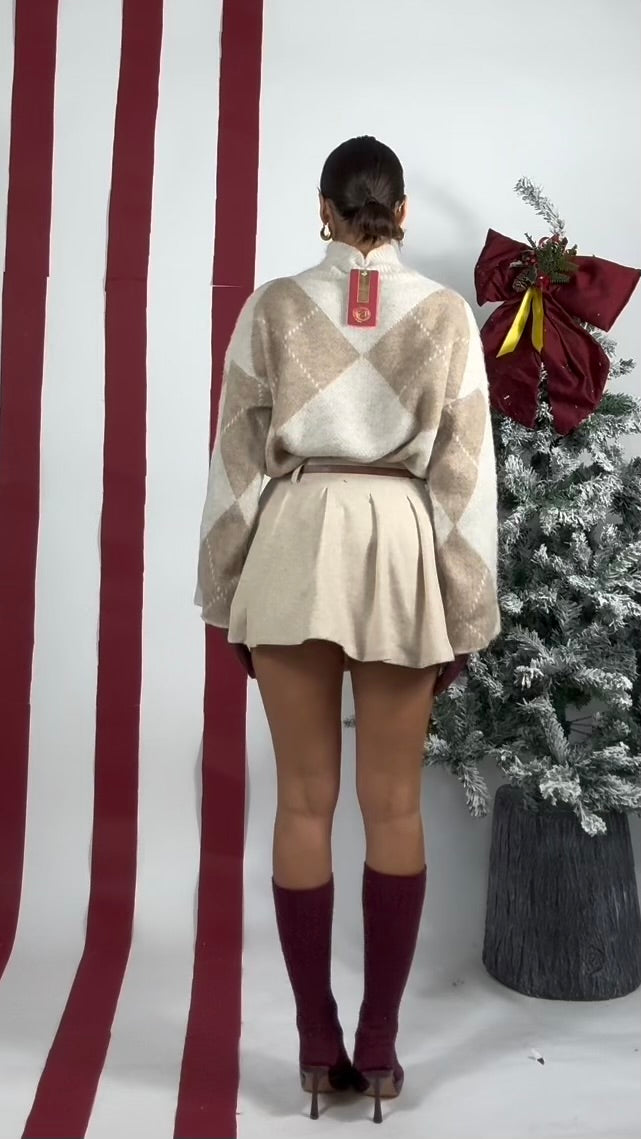 Set Winter  Coat + Skirt