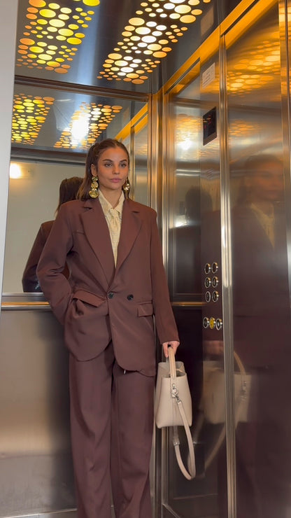 Tailleur Magazine Choco