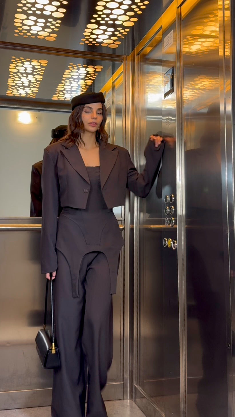 Tailleur Mood Mugler Choco